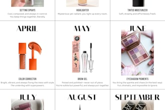 design cohesive instagram grid for fashion or beauty brand