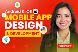 do mobile app development, build ai powered ios and android app using flutter