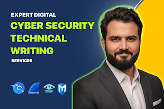 help in cybersecurity technical reports, writing, security projects and tasks