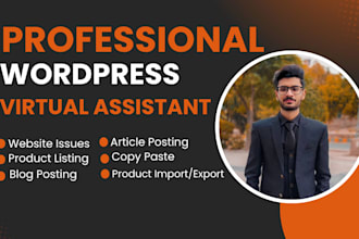 be your fastest wordpress VA or wordpress virtual assistant