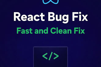 fix react bugs and frontend issues fast