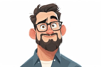 design cartoon character, caricature or mascot in vectors