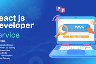 build responsive react js website with tailwind css