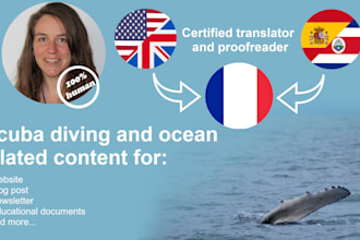 translate scuba diving and ocean related documents