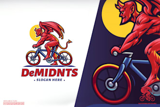 make an modern wonderful cycle, bike logo