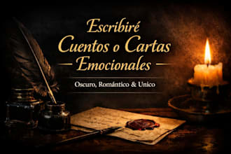 escribiré una carta o historia personalizada y única para ti