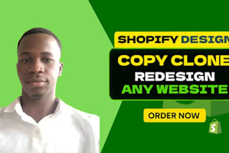 copy clone duplicate shopify store design