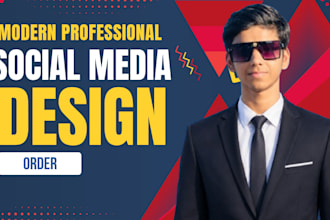 create social media post design,  instagram posts design and facebook poster