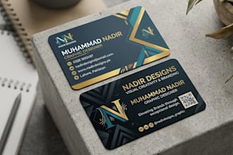 design professional business card and brand identity