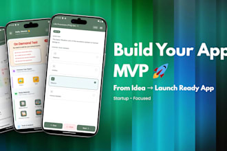build your ios app mvp, backend and launch support