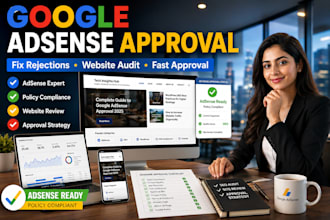get your google adsense approval for wordpress, wix and squarespace websites