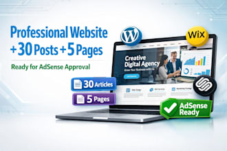 get your google adsense approval for wordpress, wix and squarespace websites