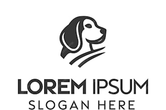 create exclusive and marvelous dog logo design