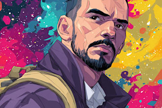 draw comic book illustration with comic book illustrator