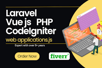build laravel vue full stack web developer