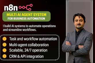 build multi ai agents, ai chatbot, n8n automation, whatsapp api bots