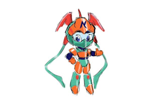 design character athlete journey logo