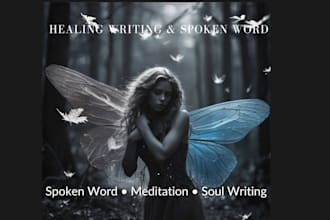 write powerful meditations, social content, spoken word or healing script