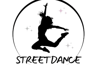 design modern dance logo, studio, hip hop, ballet, fitness branding