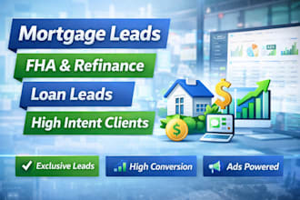 generate mortgage leads, fha refinance and hard money loan leads with ads