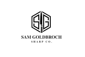 design custom kitchen knife maker sharp logo