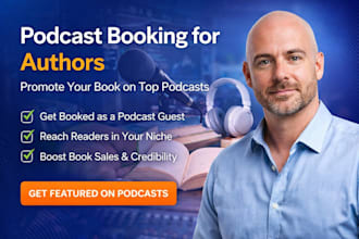 book you on podcasts with targeted outreach for authors