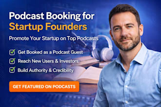 get you podcast interviews with outreach for startups founders