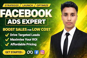 be your facebook ads expert for sales and leads