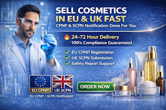 safety report, guide to notify your cosmetic product to cpnp scpn eu uk portal