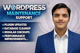 do monthly wordpress maintenance and support