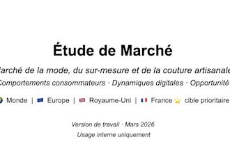 conduct market research and competitive analysis