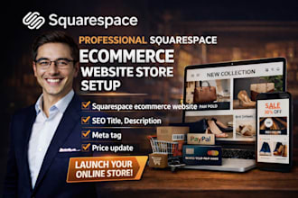 do squarespace ecommerce website, SEO title, description, meta tag, price update