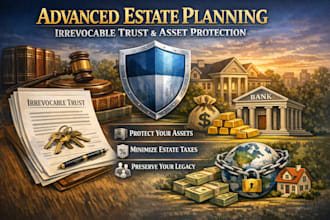 draft estate planning, revocable irrevocable trust, living trust family wills