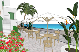 do 3d high quality background for webtoon, webcomic