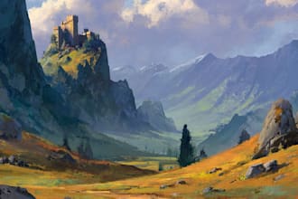 create environment concept art