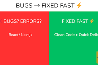fix bugs in your react and next js app