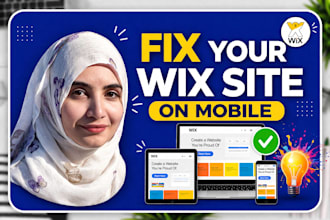 fix and optimize the mobile responsiveness of wix website in 24 hours
