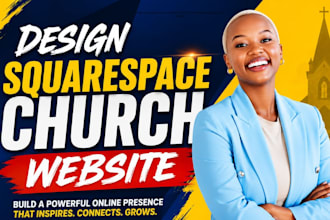 design squarespace church website ministry nonprofit online donation live stream