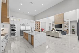 do professional real estate photo editing, hdr blending, sky replacement
