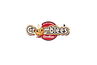 design crazy cookie character cumblee cookies logo