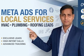 run meta facebook ads for hvac, plumbing and roofing lead generation