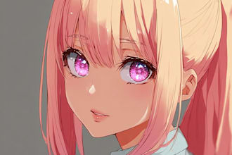 draw vtuber character, anime and game fanart