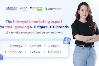 set up klaviyo email flows and campaigns for your shopify beauty brand