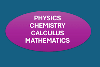 teach calculus, physics and chemistry