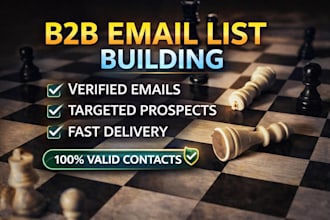 build a targeted b2b email list for lead generation