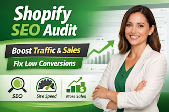 do shopify SEO audit and cro audit to boost traffic and sales
