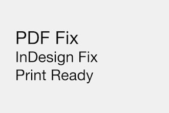 fix your PDF file fast and make it print ready