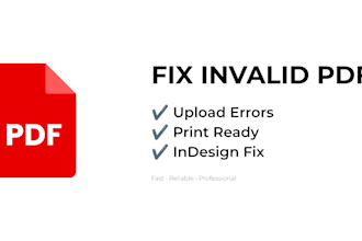 fix invalid PDF files
