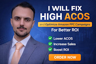 fix high acos in 30 days with expert amazon PPC optimization