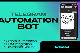 build a custom telegram bot for business automation